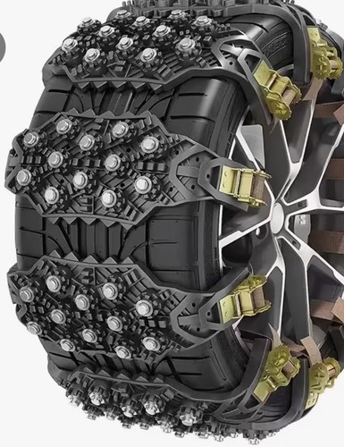 Heavy duty snow tire chains - snow,