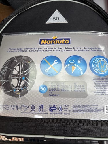 Norauto car snow chains - car, tire