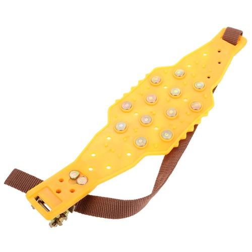 Yellow car snow tire - car, chains