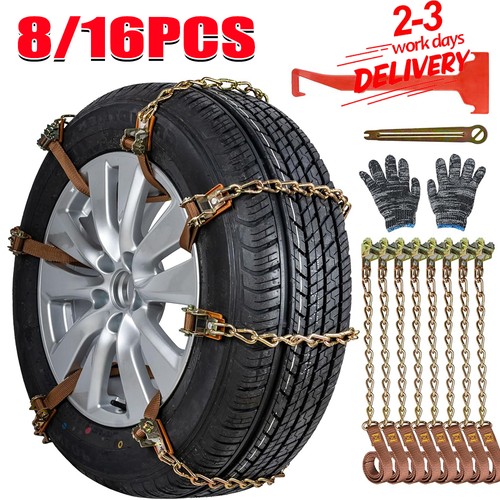 Car tire snow - snow, chains