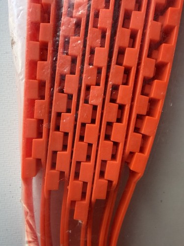 10x orange emergency tyre snow - orange,