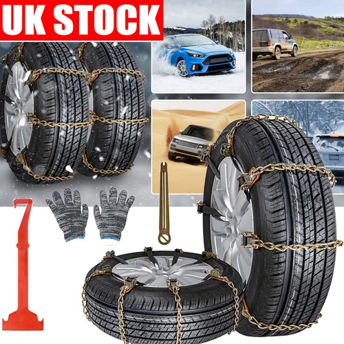 Universal snow chains car - snow,